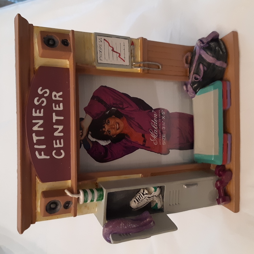 Vintage Exercise Photo Frame